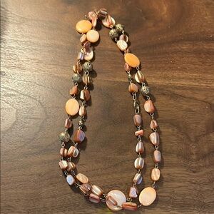 Elegant Coral Beaded Necklace